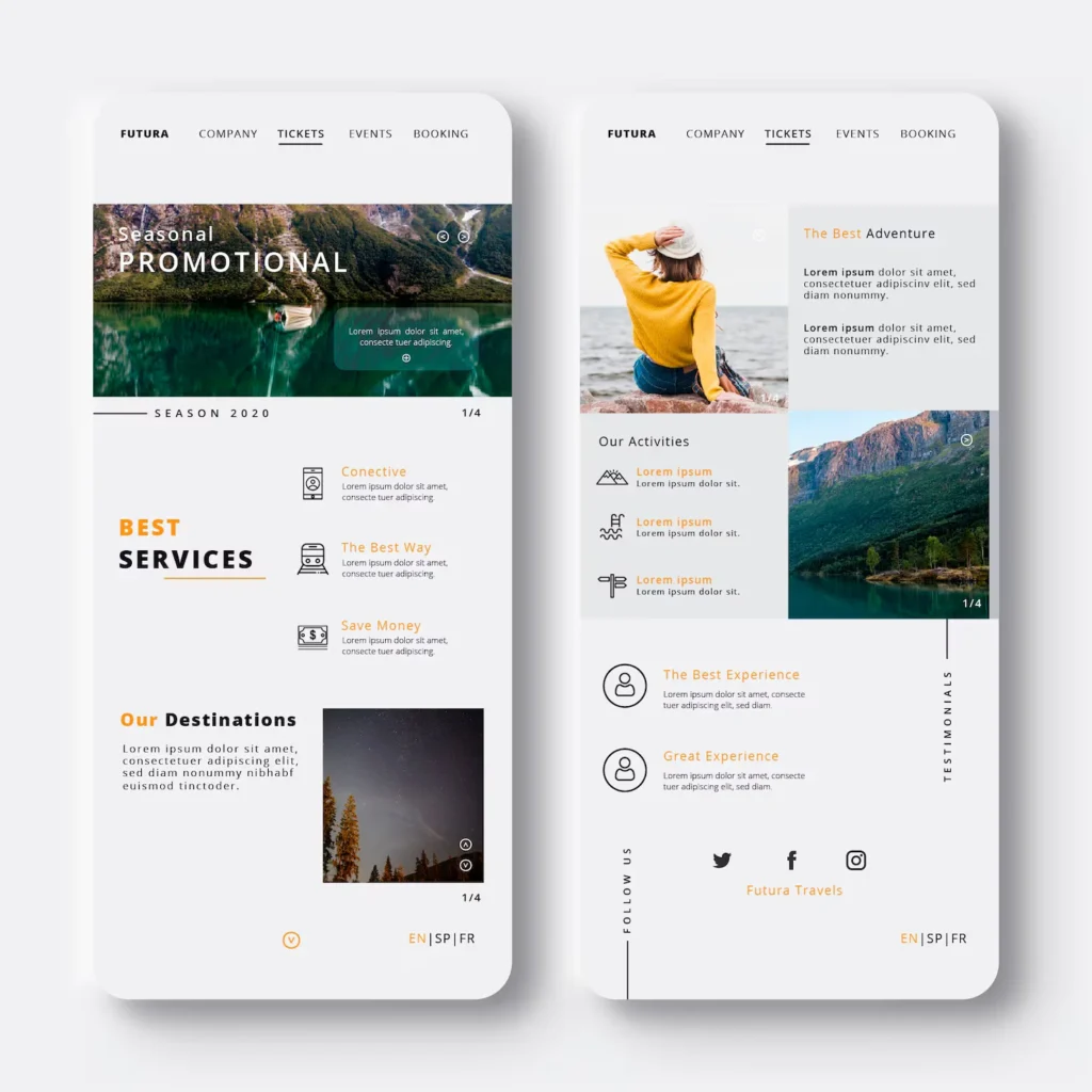 website UI/UX design company